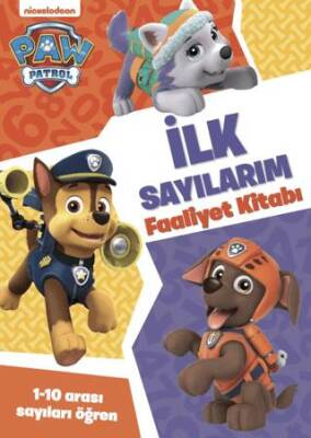 Paw Patrol İlk Sayılarım Faaliyet Kitabı - 1