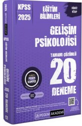 Pegem Akademi Yayıncılık 2025 KPSS Eğitim Bilimleri Gelişim Psikolojisi Tamamı Çözümlü 20 Deneme - 1