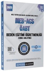 Pegem Akademi Yayıncılık 2025 MEB-AGS-ÖABT Beden Eğitimi Öğretmenliği Konu Anlatımlı - 1