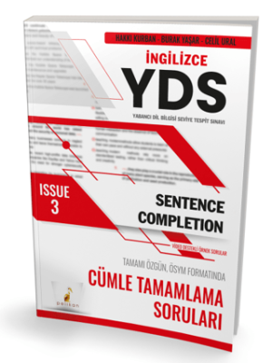 Pelikan Tıp Teknik Yayıncılık YDS İngilizce Sentence Completion Issue 3 - 1