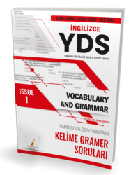 Pelikan Tıp Teknik Yayıncılık YDS İngilizce Vocabulary and Grammar Issue 1 - 1