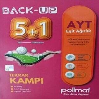 Polimat Yayınları AYT Eşit Ağırlık Back-Up 5+1 Tekrar Kampı - 1