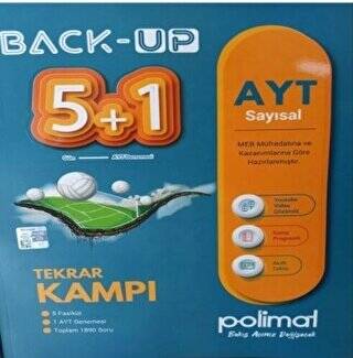 Polimat Yayınları AYT Sayısal Back-Up 5+1 Tekrar Kampı - 1