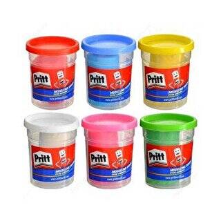 Pritt-Oyun Hamuru 6 Renk 100Gr - 1