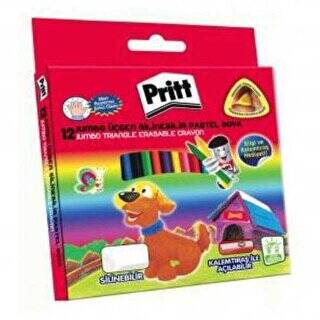 Pritt Silinebilir Pastel Boya 12 Renk - 1