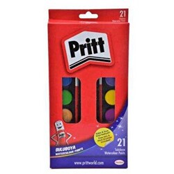 Pritt Sulu Boya Büyük Tablet 21 Renk - 1