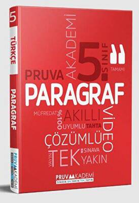 Pruva Akademi 5. Sınıf Paragraf Soru Bankası - 1