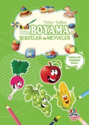 Renkli Kalem Boyama - Sebzeler ve Meyveler - 1