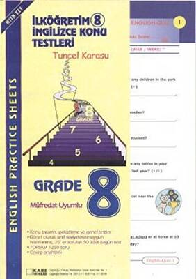 İlköğretim 8 İngilizce Konu Testleri English Practice Sheets Grade 8 - 1