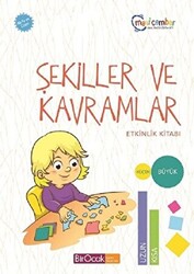 Şekiller ve Kavramlar Etkinlik Kitabı 48 Ay ve Üzeri - Mavi Çember Okul Öncesi Eğitim - 1