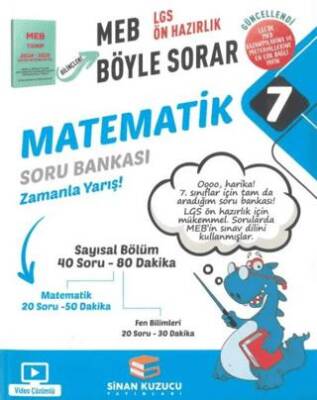 Sinan Kuzucu Yayınları 7. Sınıf MEB Böyle Sorar Matematik Soru Bankası - 1