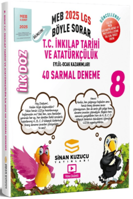 Sinan Kuzucu Yayınları 8. Sınıf İlk Doz T.C. İnkılap Tarihi ve Atatürkçülük 40 Sarmal Deneme - 1