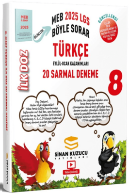 Sinan Kuzucu Yayınları 8. Sınıf İlk Doz Türkçe 20 Sarmal Deneme - 1