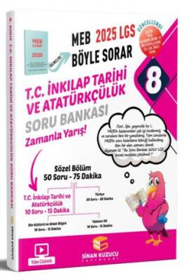 Sinan Kuzucu Yayınları 2025 8. Sınıf İnkılap Tarihi ve Atatürkçülük Soru Bankası - 1