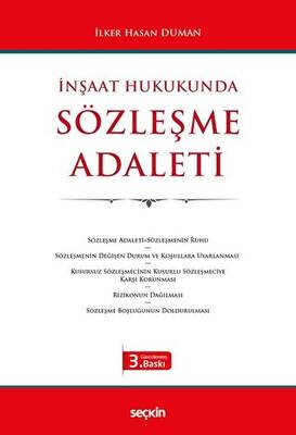 İnşaat Hukukunda Sözleşme Adaleti - 1