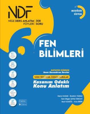 Startfen Yayınları 6. Sınıf Fen Bilimleri Kazanım Odaklı Konu Anlatımı - 1