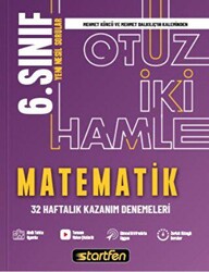 Startfen Yayınları 6. Sınıf - Matematik 32 Hamle Kazanım Denemeleri - 1