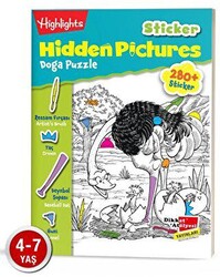 Sticker Hidden Pictures Doğa Puzzle 2 Kitap - 1