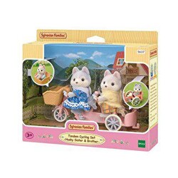 Sylvanian Families Tandem Bisiklet ve Haskiler - 1