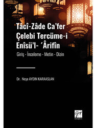 Taci-zade Ca`fer Çelebi Tercüme-i Enisü`l- Arifin - 1