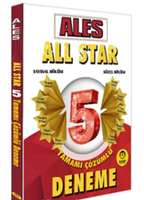 Tasarı Eğitim Yayınları ALES All Star 5 Çözümlü Deneme - 1