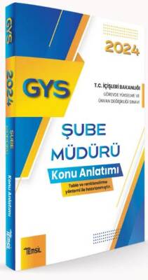 Temsil Kitap İçişleri Bakanlığı Görevde Yükselme ve Ünvan Değişikliği Sınavı - 1