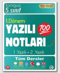 Tonguç Akademi 5. Sınıf Yazılı Notları 1. Dönem 1 ve 2. Yazılı - 1