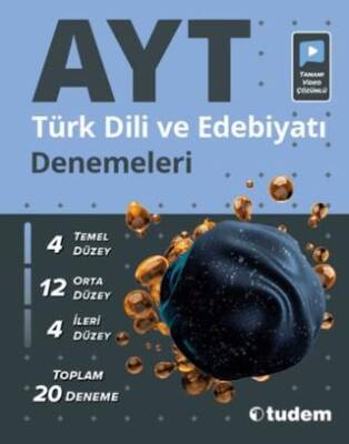 Tudem Yayınları - Bayilik AYT Türk Dili ve Edebiyatı Denemeleri - 1