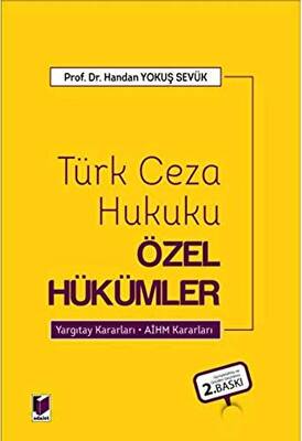 Türk Ceza Hukuku Özel Hükümler - 1