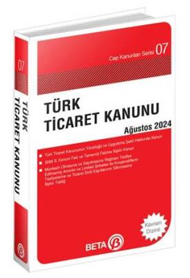 Türk Ticaret Kanunu - Ağustos 2024 - 1