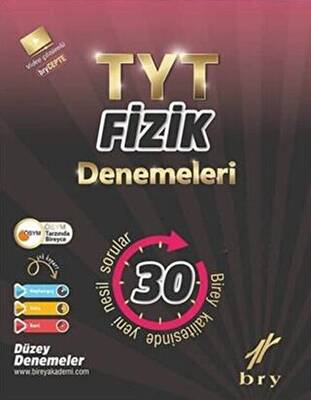 Birey Eğitim Yayınları TYT Branş Denemeleri - Fizik 30`lu - 1