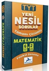 Paraf Yayınları TYT Matematik Yeni Nesil Sorular Tamamı Çözümlü 6+2 Fasikül Deneme - 1