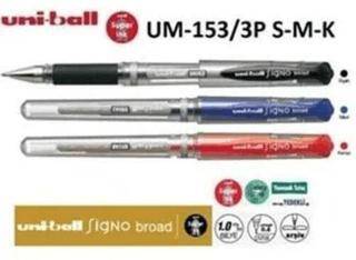 Uniball Signo Broad 1.0 İmza Kalemi 3Lü S-M-K Um-153-3P S- M-K - 1