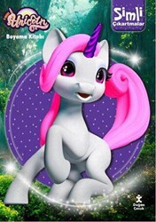 Unicorn Simli Çıkartmalı Boyama Kitabı - 1