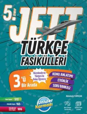 Ünlüler Karması 5. Sınıf Jett Türkçe Fasikülleri - 1