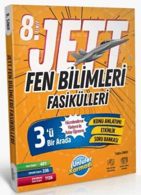 Ünlüler Karması 8. Sınıf Jett Fen Bilimleri Fasikülleri - 1