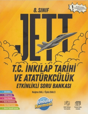 Ünlüler Karması 8. Sınıf T.C. İnkılap Tarihi ve Atatürkçülük JETT Etkinlikli Soru Bankası - 1