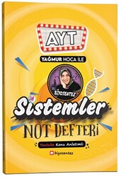 KR Akademi Yayınları Yağmur Hoca ile AYT Biyosentez Sistemler Not Defteri Tamamı El Yazılı KR Akademi - 1