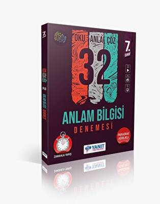 Yanıt Yayınları Yanıt 7. Sınıf Anlam Bilgisi 32 Deneme - 1