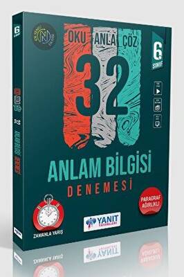 Yanıt Yayınları 6. Sınıf Anlam Bilgisi 32 Deneme - 1