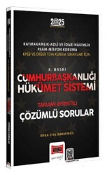 Yargı Yayınevi 2025 Cumhurbaşkanlığı Hükümet Sistemi Çözümlü Sorular - 1