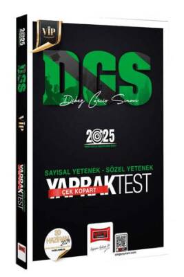 Yargı Yayınevi 2025 DGS VİP Sayısal-Sözel Yetenek Çek Kopart Yaprak Test - 1