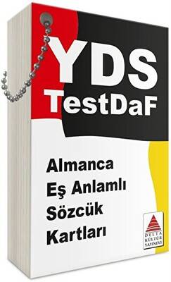 YDS Almanca Eş Anlamlı Sözcük Kartları - 1