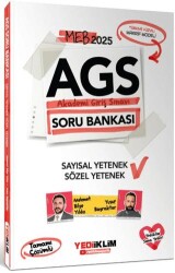 Yediiklim Yayınları 2025 MEB AGS Sayısal Yetenek - Sözel Yetenek Tamamı Çözümlü Soru Bankası - 1