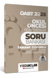 Yediiklim Yayınları 2025 ÖABT Okul Öncesi Öğretmenliği Tamamı Çözümlü Soru Bankası - 1