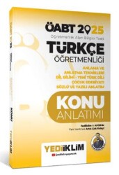 Yediiklim Yayınları 2025 ÖABT Türkçe Öğretmenliği Anlama ve Anlatma Teknikleri Dil Bilimi Yeni Türk Dili Çocuk Edebiyatı Sözlü ve Yazılı Anlatım Konu Anlatımı - 1