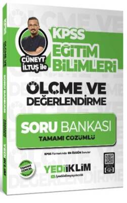 Yediiklim Yayınları KPSS Eğitim Bilimleri Ölçme ve Değerlendirme Cüneyt İltuş İle Tamamı Çözümlü Soru Bankası - 1