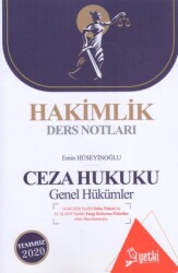 Yetki Yayınları Hakimlik Ders Notları Ceza Hukuku Genel Hükümler - 1