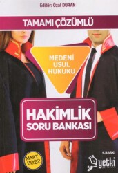 Yetki Yayınları Tamamı Çözümlü Medeni Usul Hukuku Hakimlik Soru Bankası - 1