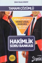 Yetki Yayınları Tamamı Çözümlü Vergi Hukuku, Vergi Usul Hukuku, Türk Vergi Sistemi Hakimlik Soru Bankası - 1